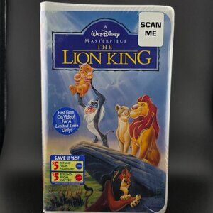 The Lion King Sealed VHS‎ Tape - Brand New